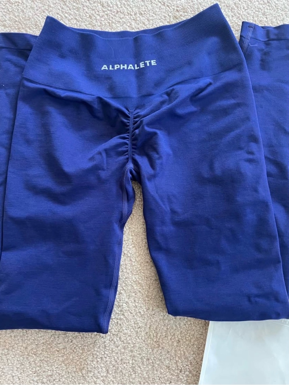 Alphalete  Blue Performance Leggings Size Medium
